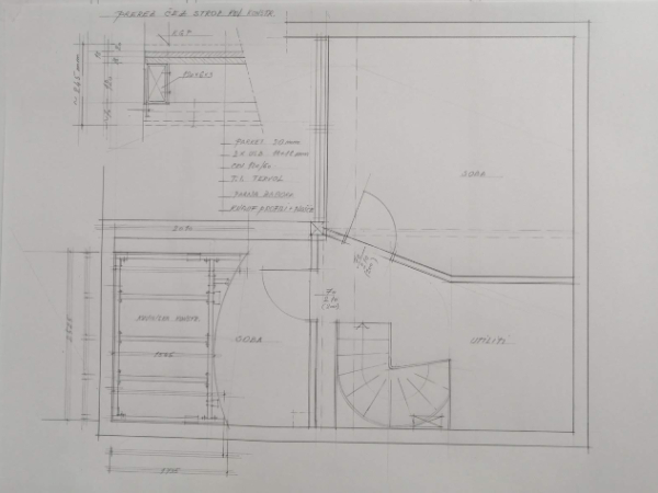 Prenova hiše suhomontažna dela spuščeni strop in police