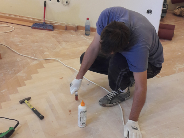 Prenova stanovanja parket faza 2